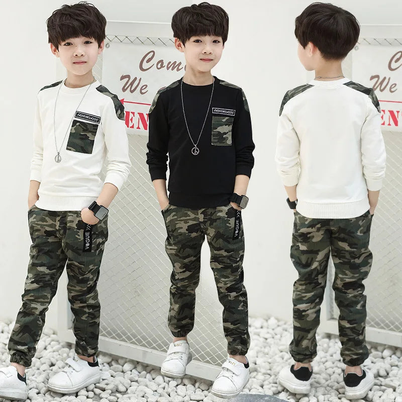 Boys Clothing Set Children Clothing Sets Camouflage Kids Clothes Boy Suits For Boys Clothes Kids Tracksuit 5 6 7 8 9 10 11 Years