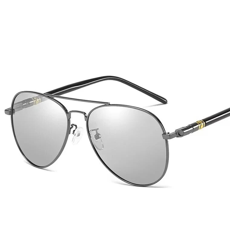 Photochromic Sunglasses Men Polarized Sunglesses Driving Chameleon Sun Glasses Change Color Men Sunglasses Brand Designer