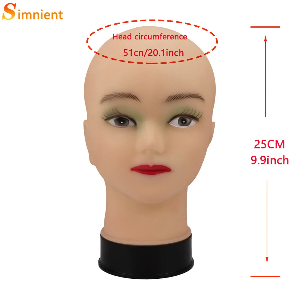 Wig Stand for Peruke Tete's Pervert Good Header Female Mannequin Heads Wigs Support for Wigs Standard Holder for Wig Hair Tools