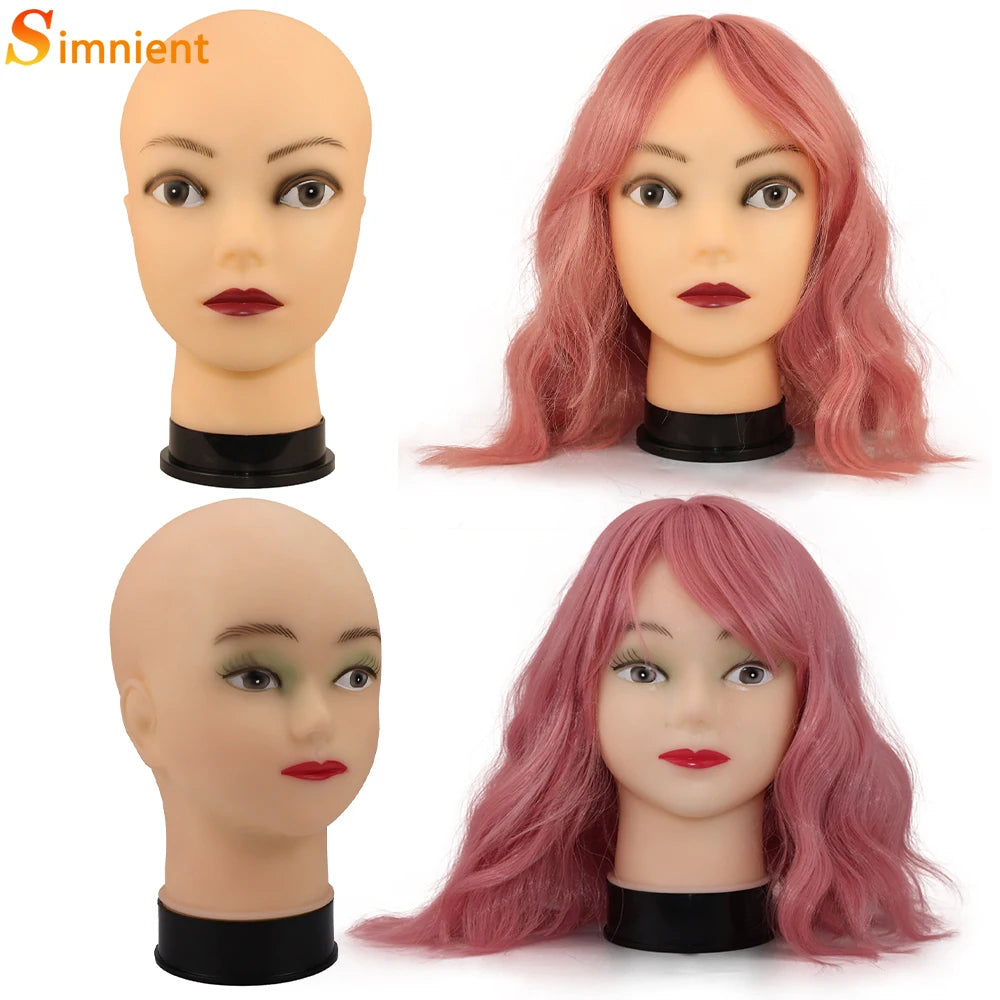 Wig Stand for Peruke Tete's Pervert Good Header Female Mannequin Heads Wigs Support for Wigs Standard Holder for Wig Hair Tools