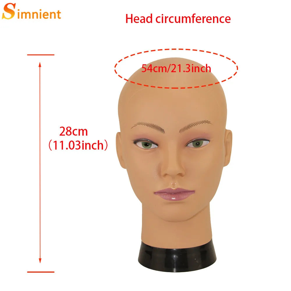 Wig Stand for Peruke Tete's Pervert Good Header Female Mannequin Heads Wigs Support for Wigs Standard Holder for Wig Hair Tools
