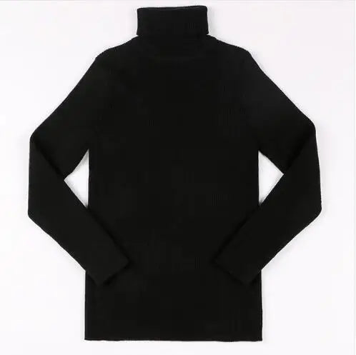 2022 Autumn Baby Boys Girls Turtleneck Sweaters Sweater Kids Sweaters For Winter Knitted Bottoming Boys Sweaters Vetement Enfant
