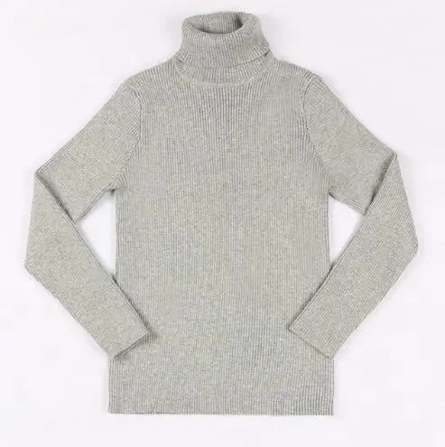 2022 Autumn Baby Boys Girls Turtleneck Sweaters Sweater Kids Sweaters For Winter Knitted Bottoming Boys Sweaters Vetement Enfant