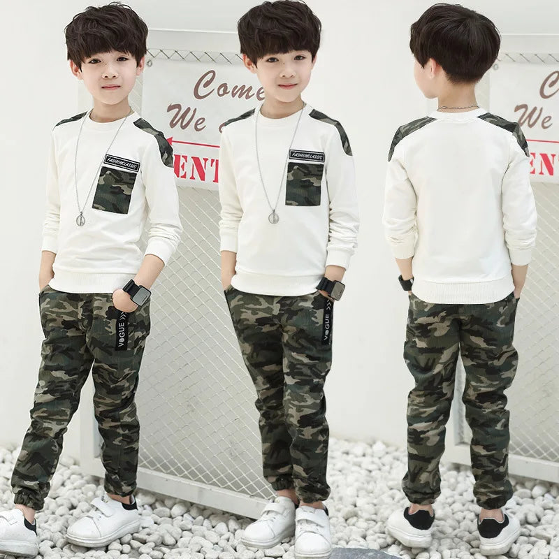 Boys Clothing Set Children Clothing Sets Camouflage Kids Clothes Boy Suits For Boys Clothes Kids Tracksuit 5 6 7 8 9 10 11 Years