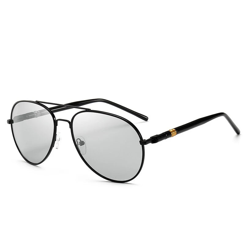 Photochromic Sunglasses Men Polarized Sunglesses Driving Chameleon Sun Glasses Change Color Men Sunglasses Brand Designer