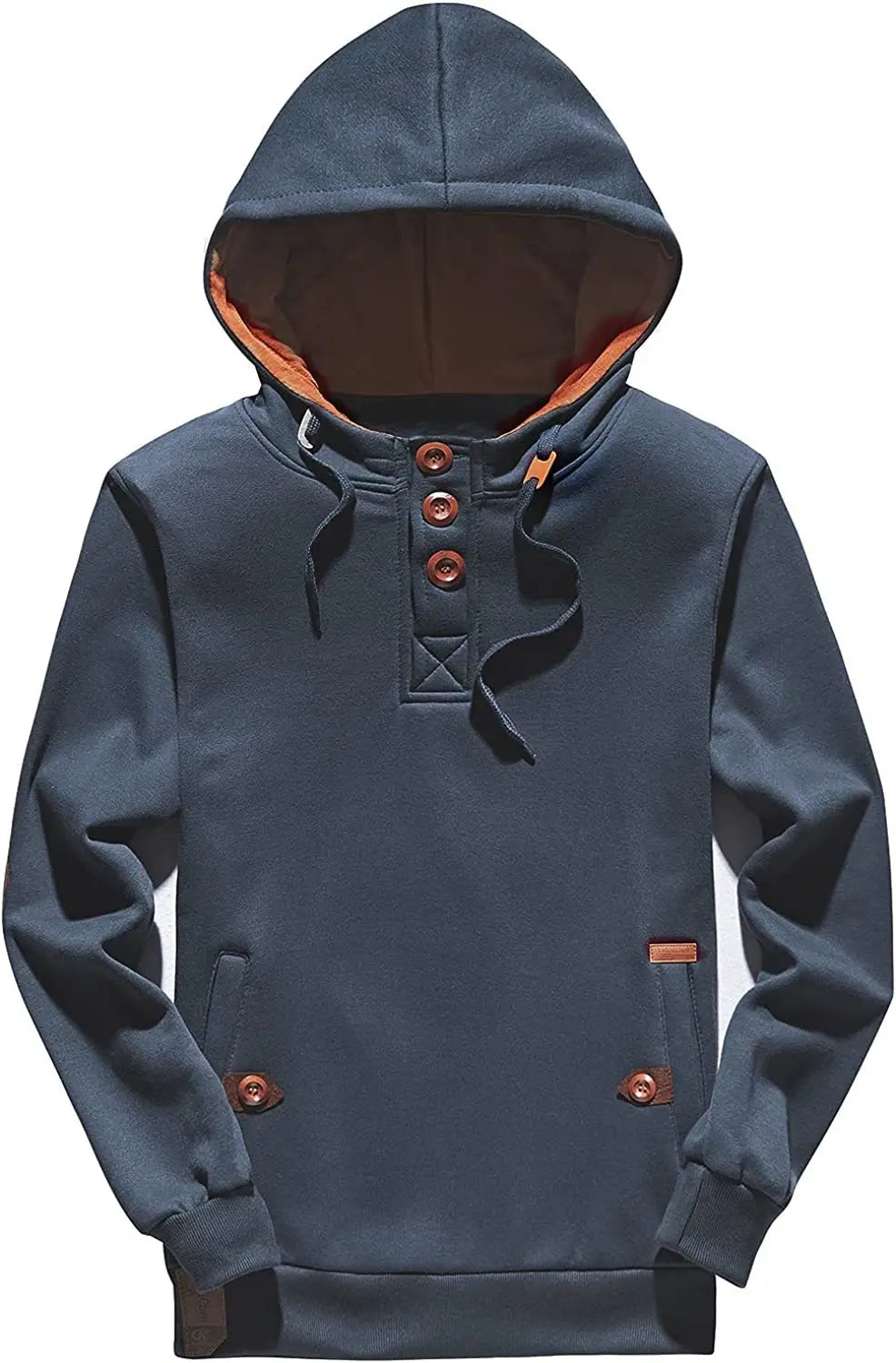Men's Winter Soft Jackets Windbreak Coats Hooded Single Breasted Button Thick Casual Streetwear Fashion New Male Winter Clothing