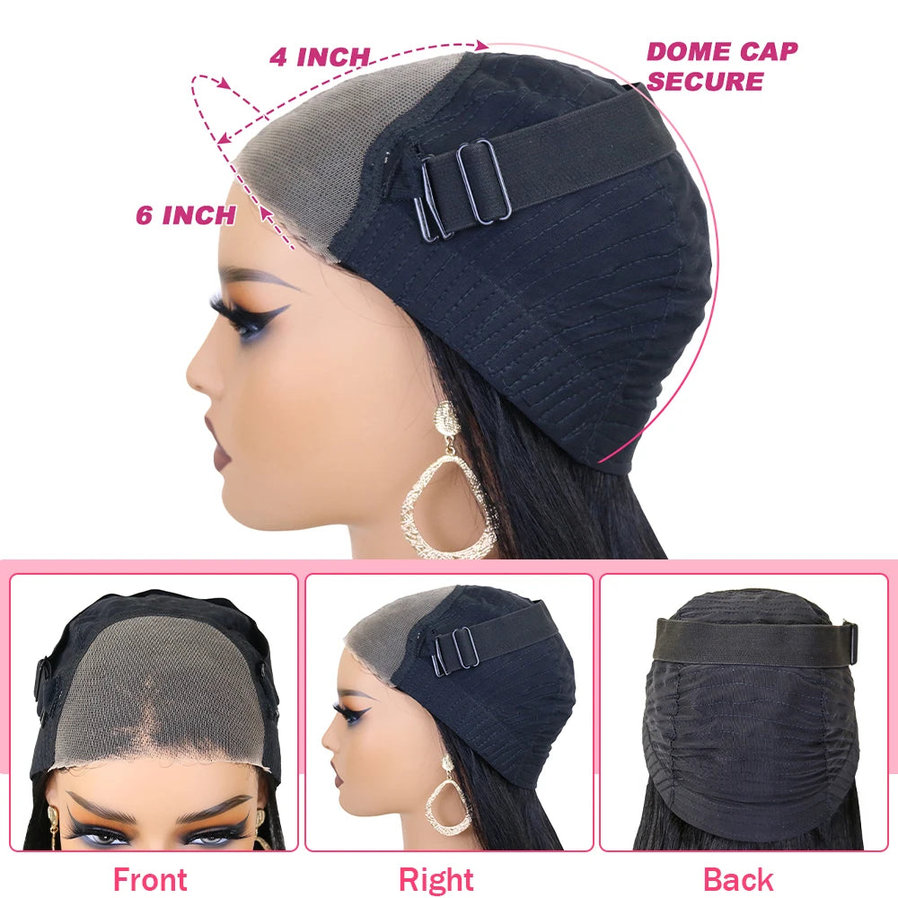 No Glue Ready To Wear Wigs Human Hair Body Wave 6X4 Pre Cut Lace Closure Wigs For Women Glueless Human Hair Wig