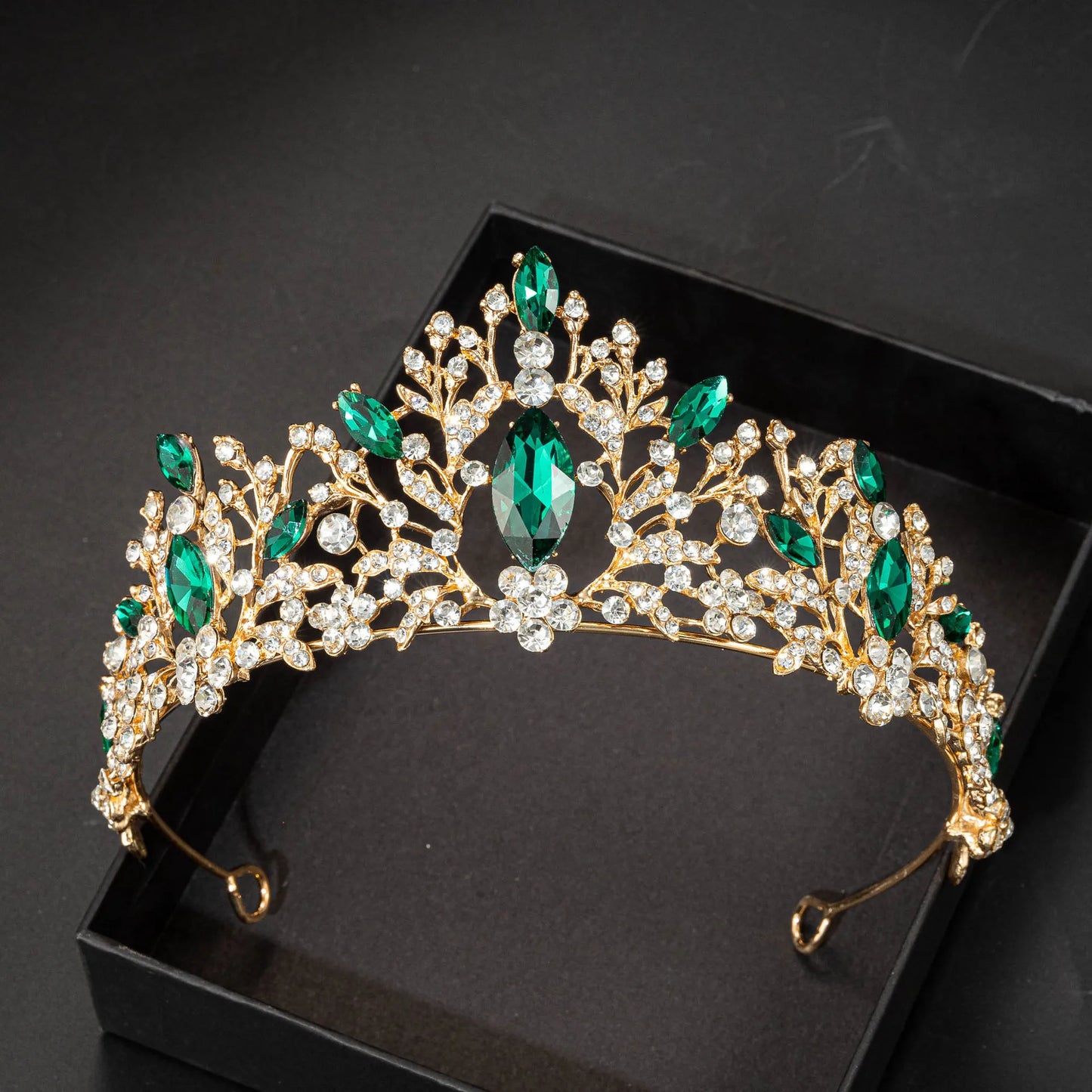 High Quality Fashion Crystal Wedding Bridal Jewelry Sets Women Bride Tiara Crowns Earring Necklace Wedding Jewelry Accessories