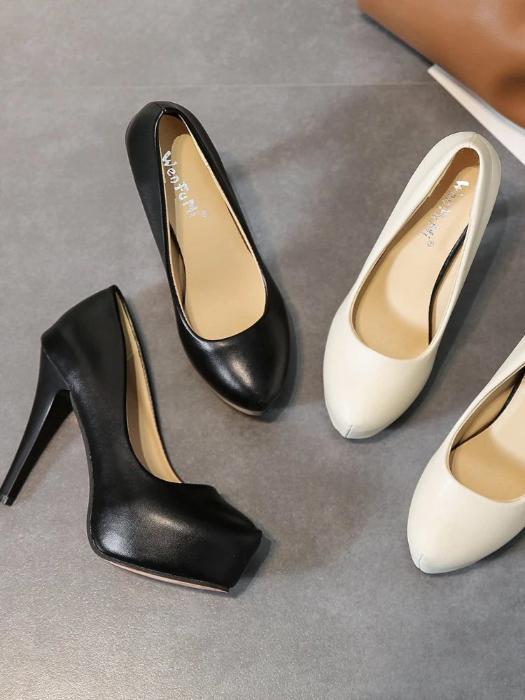 Women Shoes Red Sole High Heels Sexy Pointed Toe Red Sole 12cm Pumps Wedding Dress Shoes Nude Black Color Red Bottom High Heels