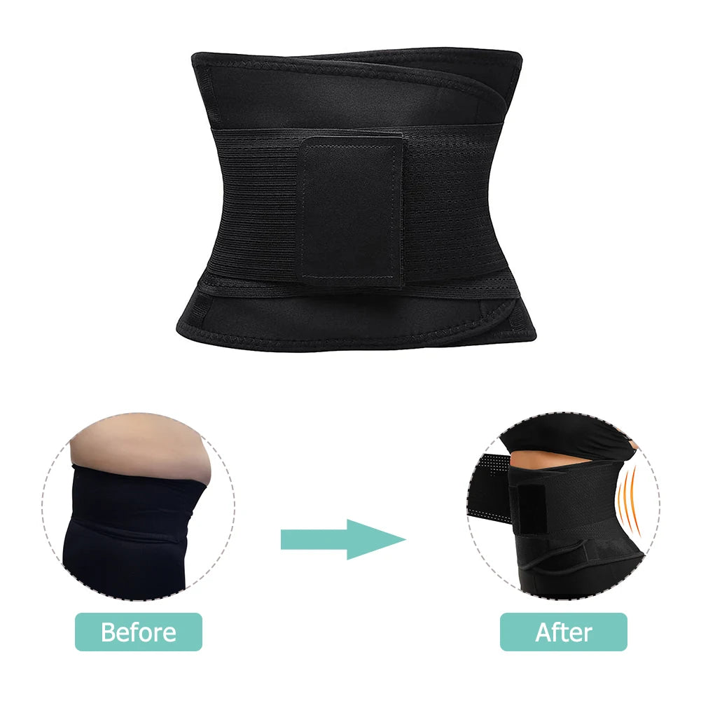 Adjustable Waist Trainer for Women Hourglass Waist Shaper Underbust Body Shaper Neopren Waist Trainer Workout Trimmer Belt Sauna
