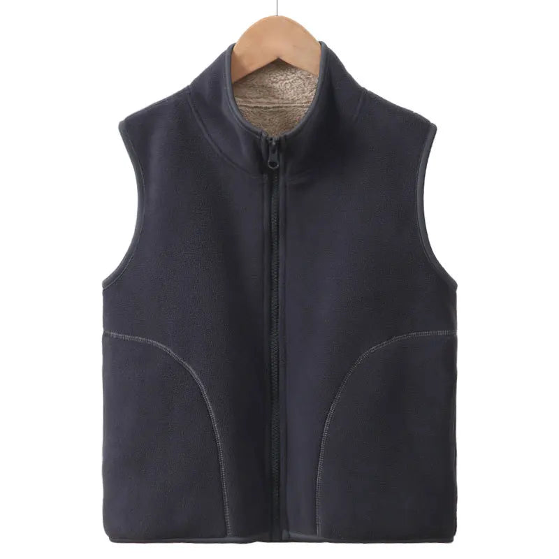 School Children's Winter Jacket Fleece Thick Warm Teenage Boys Girls Outerwear Windproof Casual Cozy Coats 18 19 20 Years Tops
