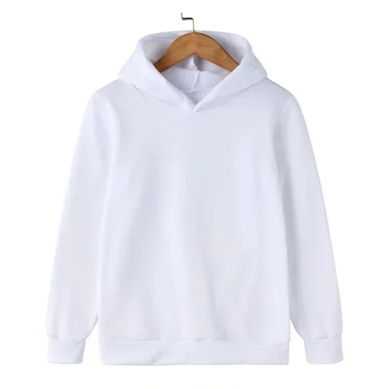 Child Sweatshirt Black Kids Clothes Autumn and Winter Children's Pullover Sweater with Fleece Hoodie Casual Children's Hoodie