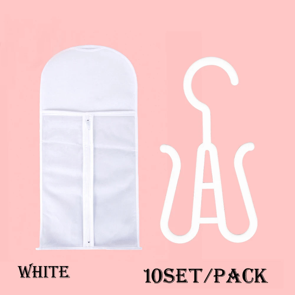 Wig Storage Bag Extra Long Hair Extension Storage Bag With Hanger For Wigs Hair Extensions Hairpiece Wig Bag With Wig Hanger