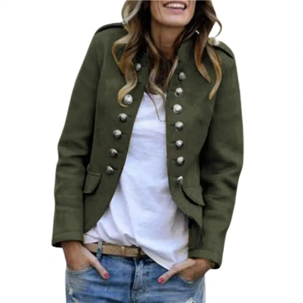 Women's Blazers Jacket 2024 Oversize 5XL Autumn Female Jacket Office Long Sleeve Solid Color Coat Loose Casual Clothes