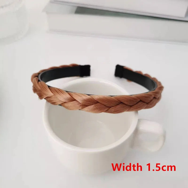 Wig Bangs Headband Synthetic Bangs Hair Extension Fake Fringe Natural Hair Clip on Hairpieces for Women Invisible Natural Clip