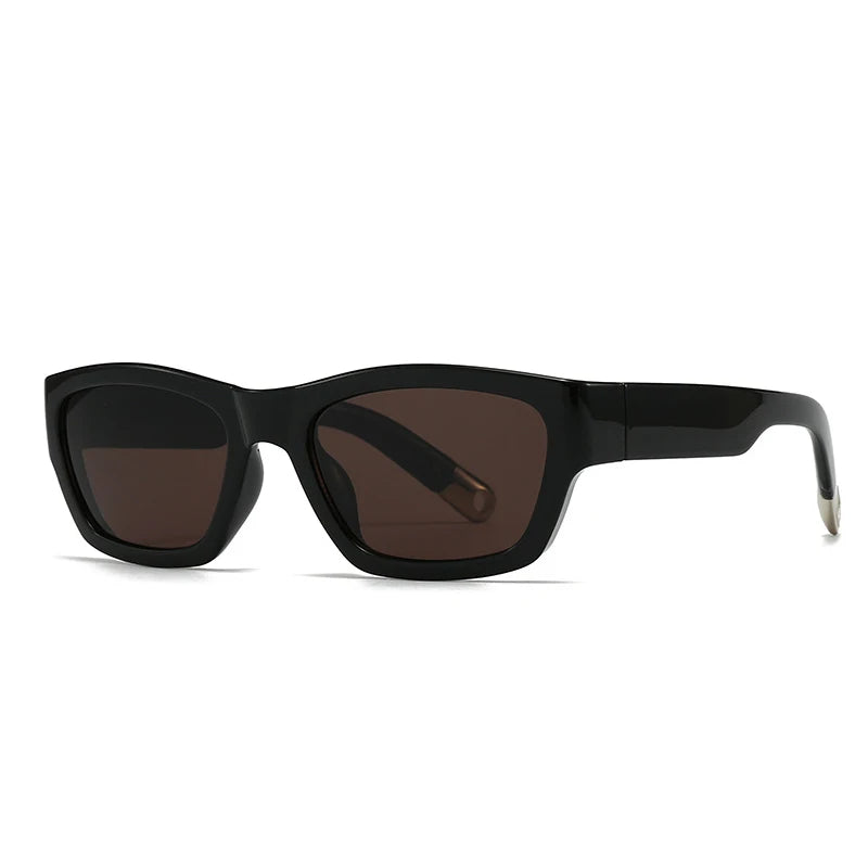 SO&EI Ins Popular Fashion Square Men Sunglasses Women Gradient Shades UV400