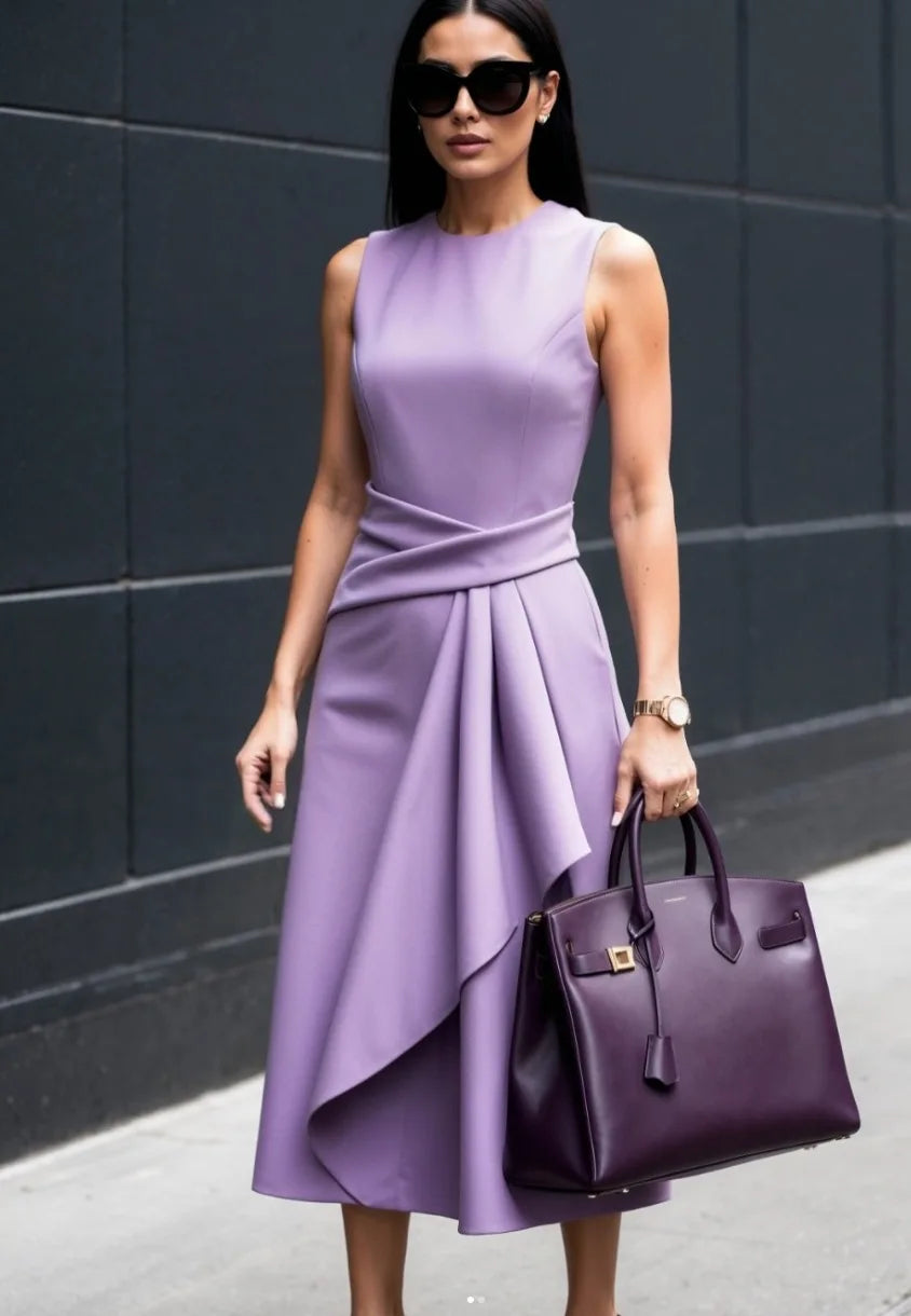 Summer Sleeveless Long Dresses For Women Elegant 2025 Fashion Office Lady Solid Color Bodycon Tank Maxi Dress Casual