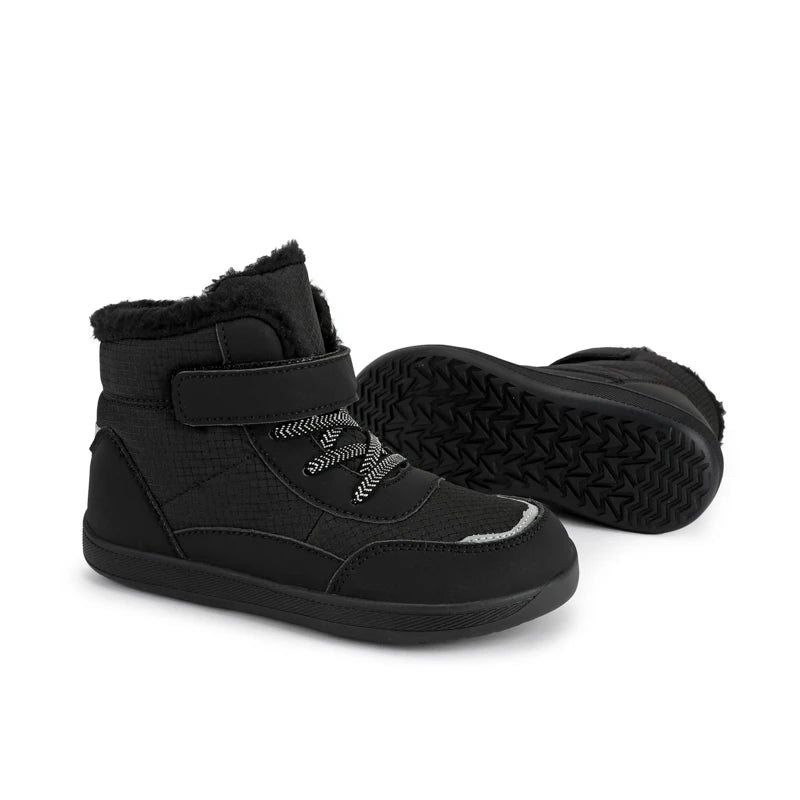 New Children's Winter Shoes Snow Long Boots Winter Cotton Boots Thick Cotton Shoes Velvet Warm Walking Shoes For Girl and Boy