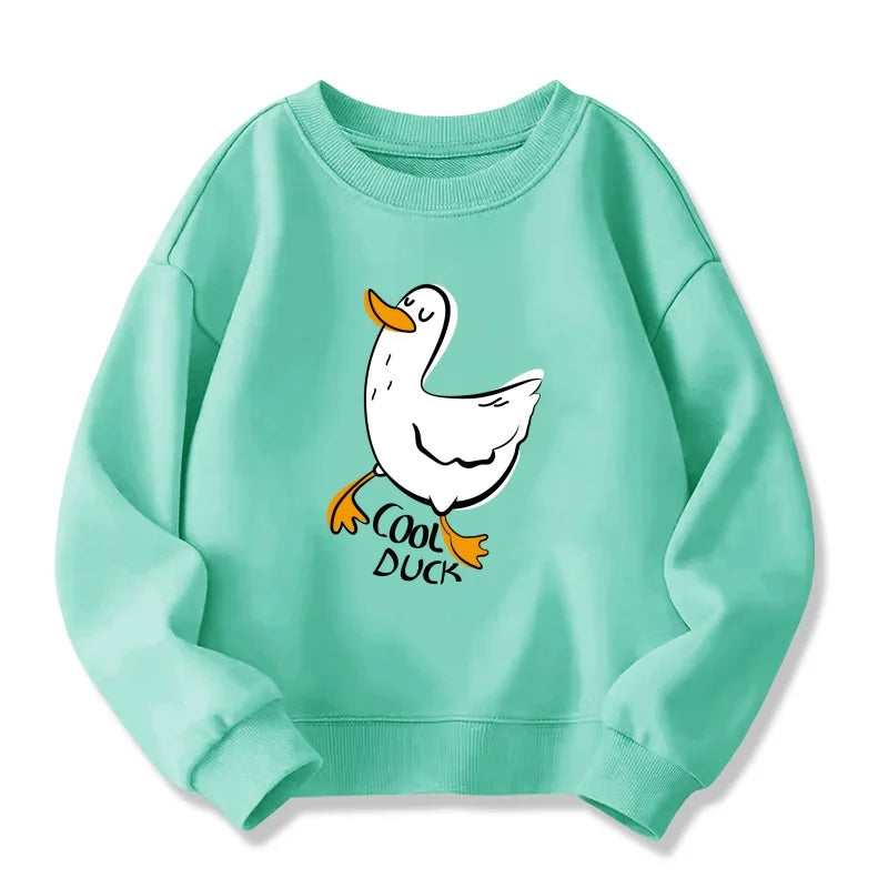 Boys Graphic Sweatshrits 2025 Spring Cotton Tops for Girls Long Sleeve Children Pullovers Cartoon Toddler Outerwear Kids Hoodies