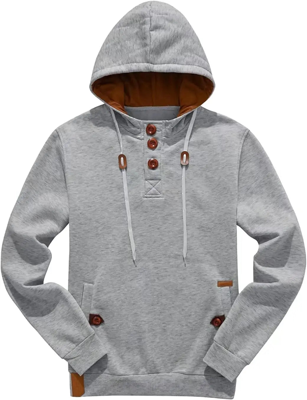Men's Winter Soft Jackets Windbreak Coats Hooded Single Breasted Button Thick Casual Streetwear Fashion New Male Winter Clothing