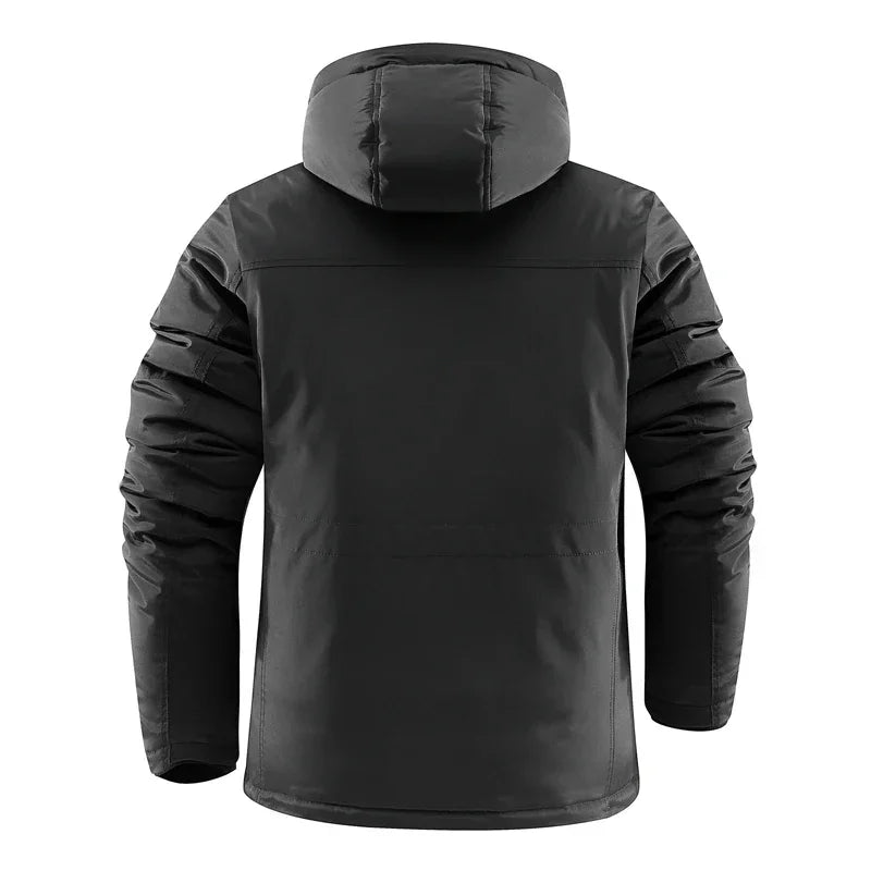 Clothing Winter Men Long Snow Hooded Man Mountain Ski Thermal Coats Men -30 Degree Parkas Thicken Windbreaker Down Padded Jacket