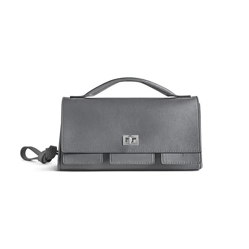 2025 New Luxury Design Top-Handle Bag For Women Evening Handbag Long Purse Solid Color Pu Shoulder Bags Fashionable Outfits
