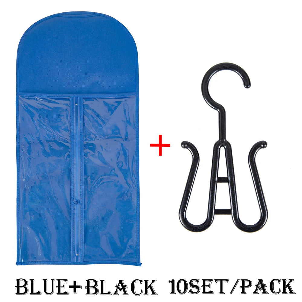 Wig Storage Bag Extra Long Hair Extension Storage Bag With Hanger For Wigs Hair Extensions Hairpiece Wig Bag With Wig Hanger