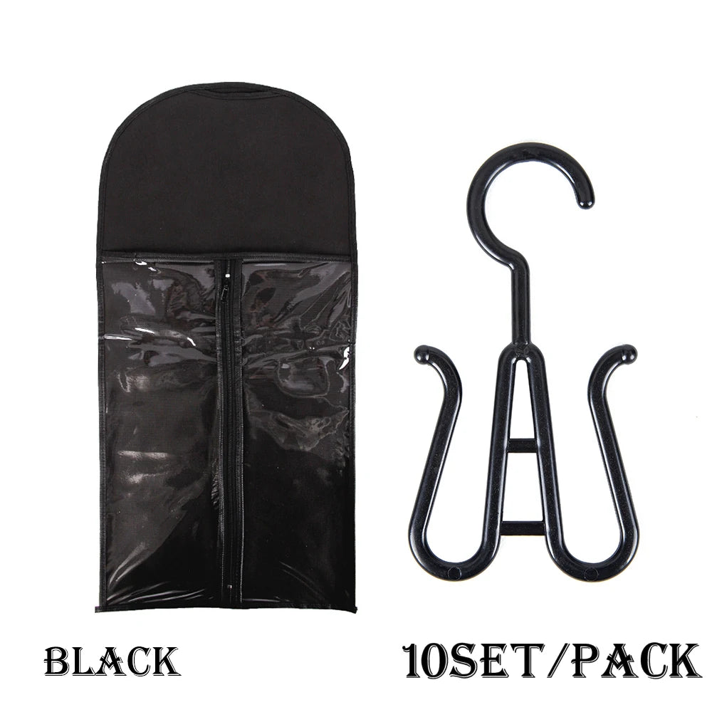 Wig Storage Bag Extra Long Hair Extension Storage Bag With Hanger For Wigs Hair Extensions Hairpiece Wig Bag With Wig Hanger