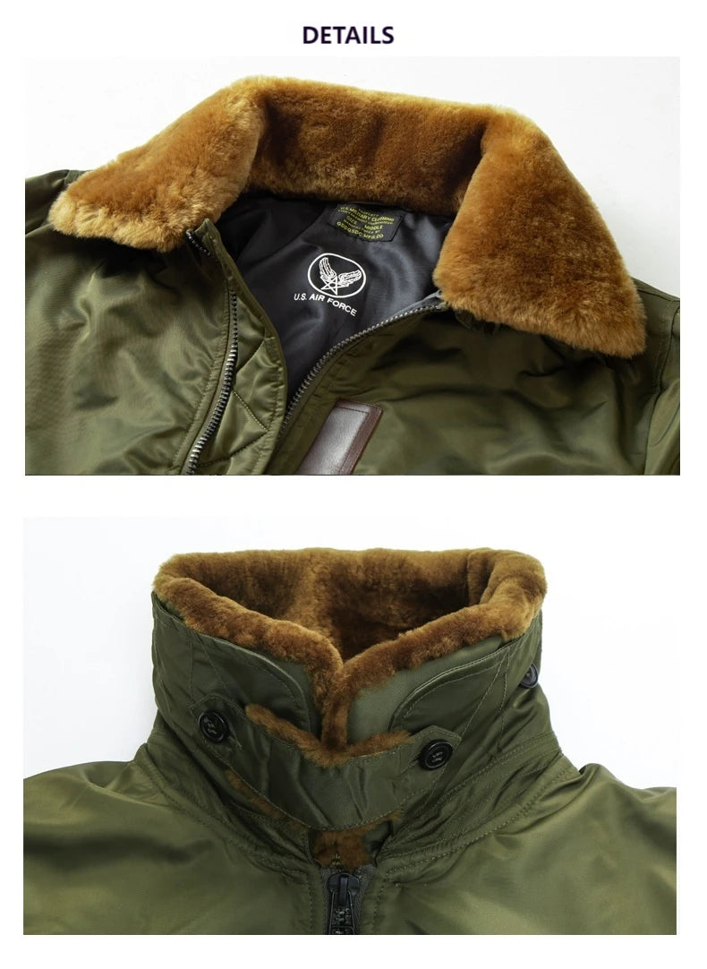 Winter New Thick Windproof and Warm Men's Jacket, Retro Fashionable Loose Solid Color Workwear, Winter Cotton Jacket