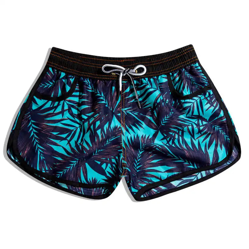 Matching Couple Swimsuit Swimming Shorts Men Swimwear Women Bermuda Surf Trunks Boardshort Summer Quick Dry Beach Swiming Shorts