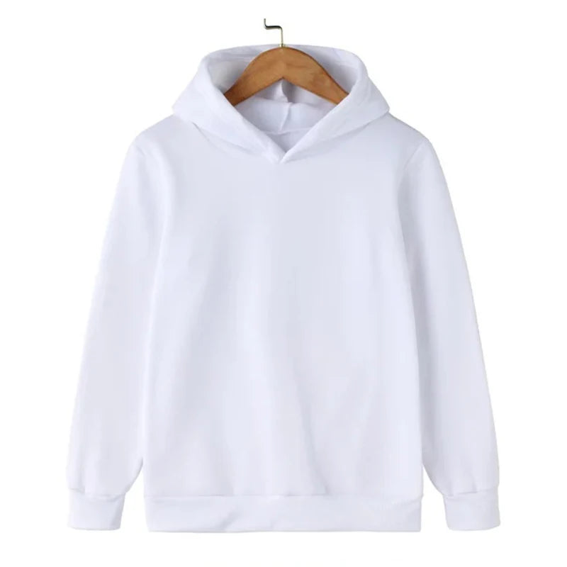 Child Sweatshirt Black Kids Clothes Autumn and Winter Children's Pullover Sweater with Fleece Hoodie Casual Children's Hoodie