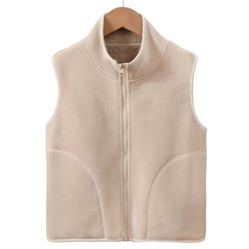 School Children's Winter Jacket Fleece Thick Warm Teenage Boys Girls Outerwear Windproof Casual Cozy Coats 18 19 20 Years Tops
