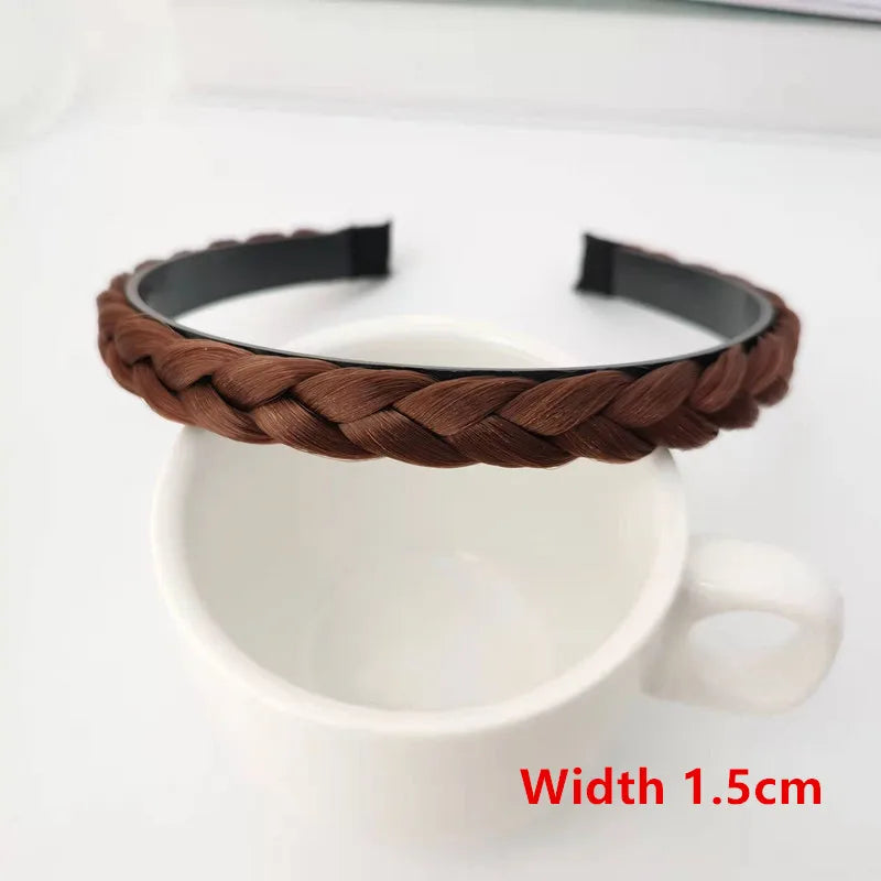 Wig Bangs Headband Synthetic Bangs Hair Extension Fake Fringe Natural Hair Clip on Hairpieces for Women Invisible Natural Clip