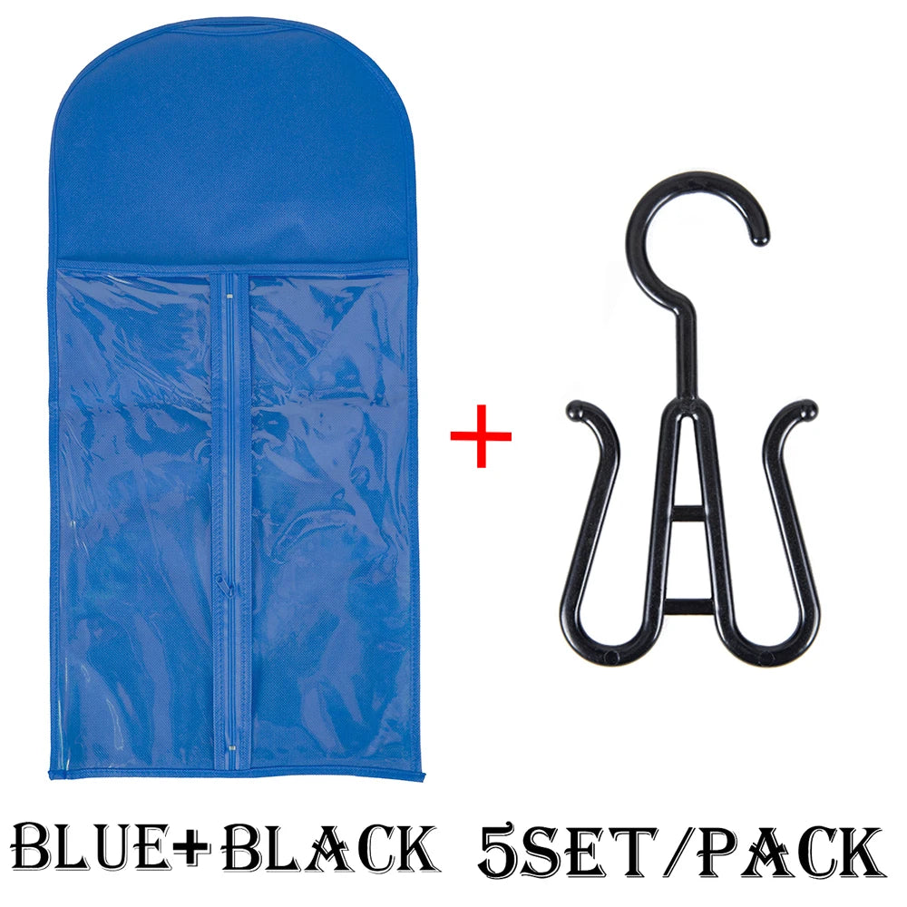 Wig Storage Bag Extra Long Hair Extension Storage Bag With Hanger For Wigs Hair Extensions Hairpiece Wig Bag With Wig Hanger