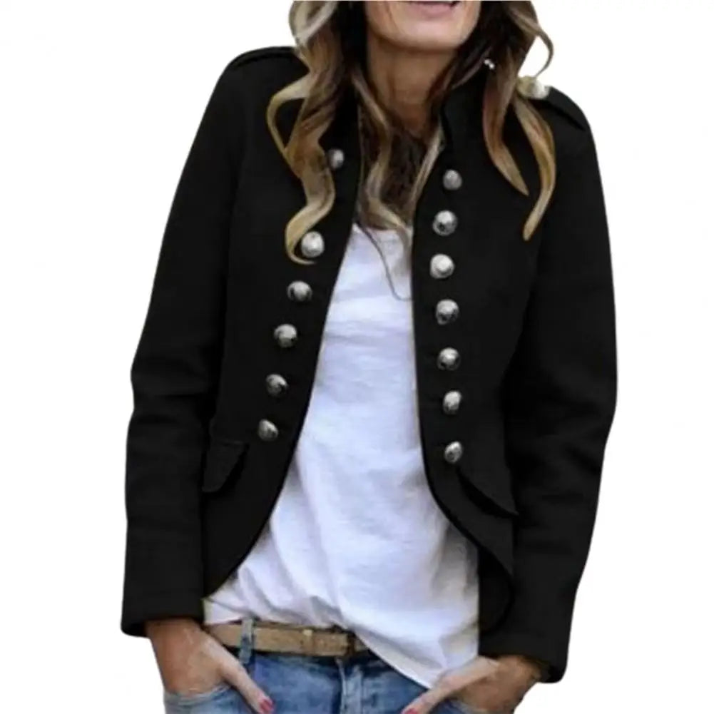 Women's Blazers Jacket 2024 Oversize 5XL Autumn Female Jacket Office Long Sleeve Solid Color Coat Loose Casual Clothes