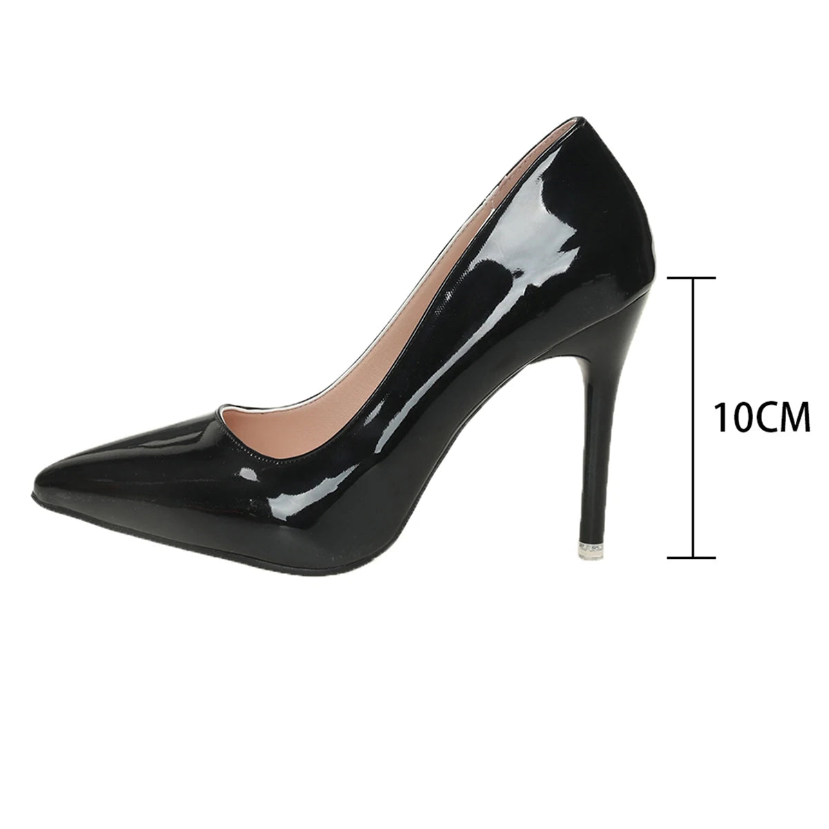 Women Shoes Red High Heels Sexy Pointed Toe 12cm Pumps Wedding Dress Shoes Nude Black Color Red Rubber Bottom High Heels