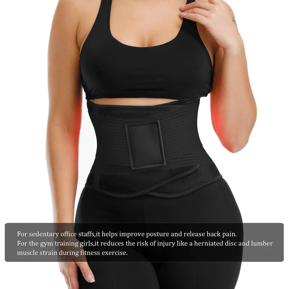 Adjustable Waist Trainer for Women Hourglass Waist Shaper Underbust Body Shaper Neopren Waist Trainer Workout Trimmer Belt Sauna