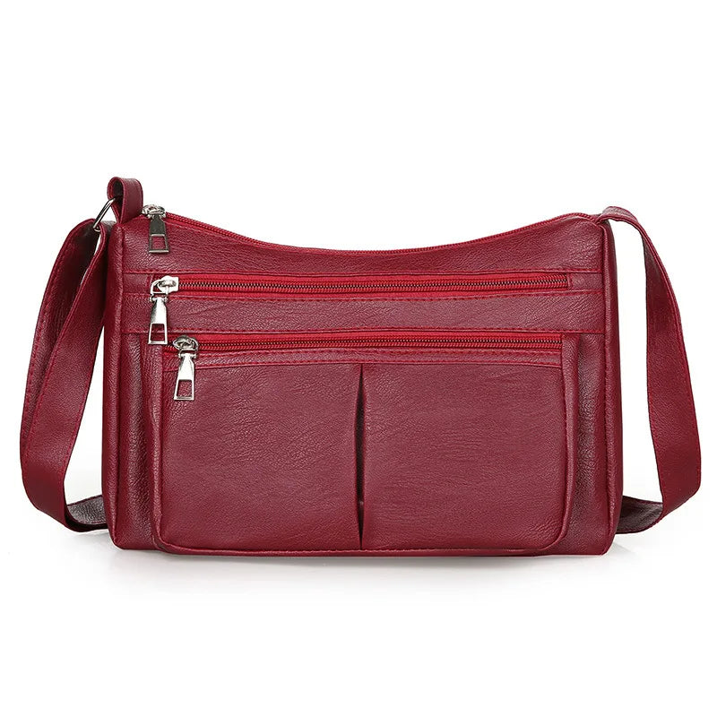 Women's Bag 2024 Trend Korean Handbags Designer Luxury Brand Ladies Shoulder Bags Soft Leather Fashion Versatile Crossbody Bag