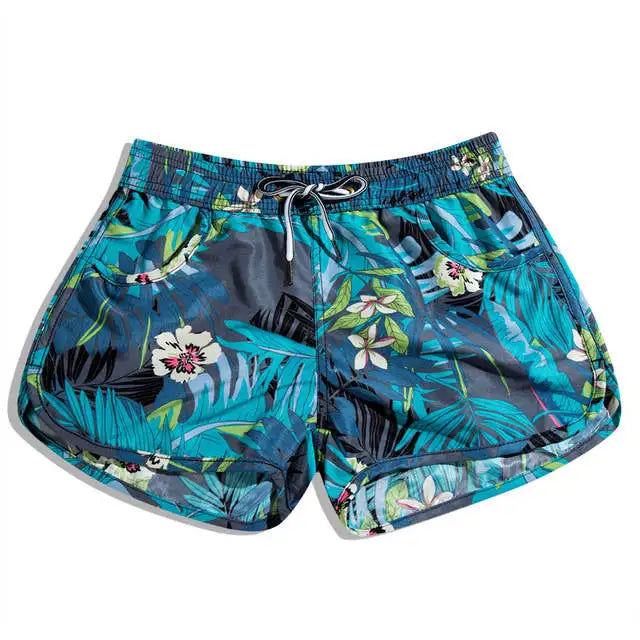 Matching Couple Swimsuit Swimming Shorts Men Swimwear Women Bermuda Surf Trunks Boardshort Summer Quick Dry Beach Swiming Shorts