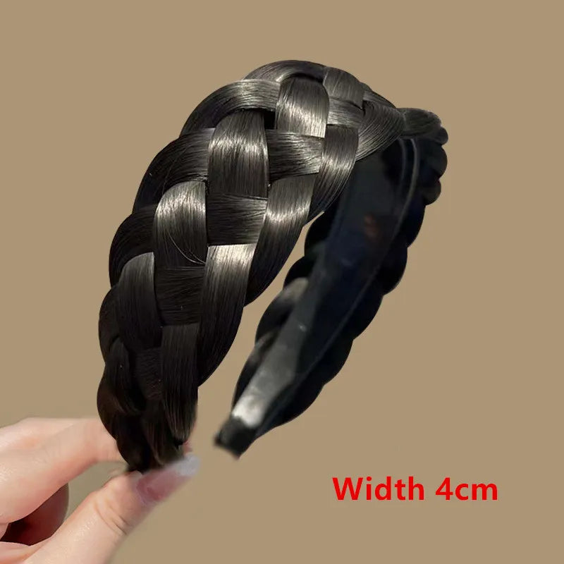Wig Bangs Headband Synthetic Bangs Hair Extension Fake Fringe Natural Hair Clip on Hairpieces for Women Invisible Natural Clip