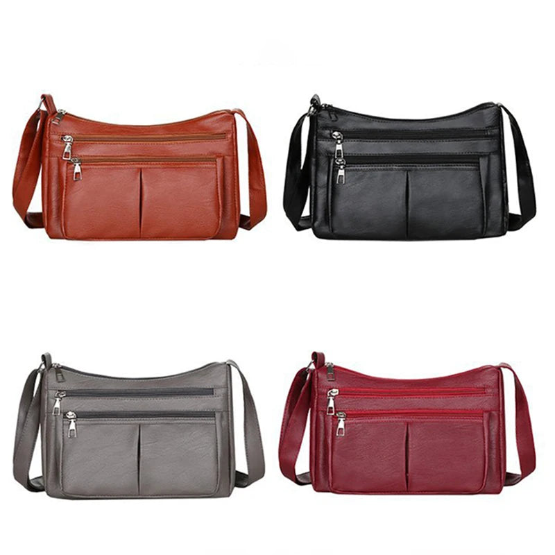 Women's Bag 2024 Trend Korean Handbags Designer Luxury Brand Ladies Shoulder Bags Soft Leather Fashion Versatile Crossbody Bag