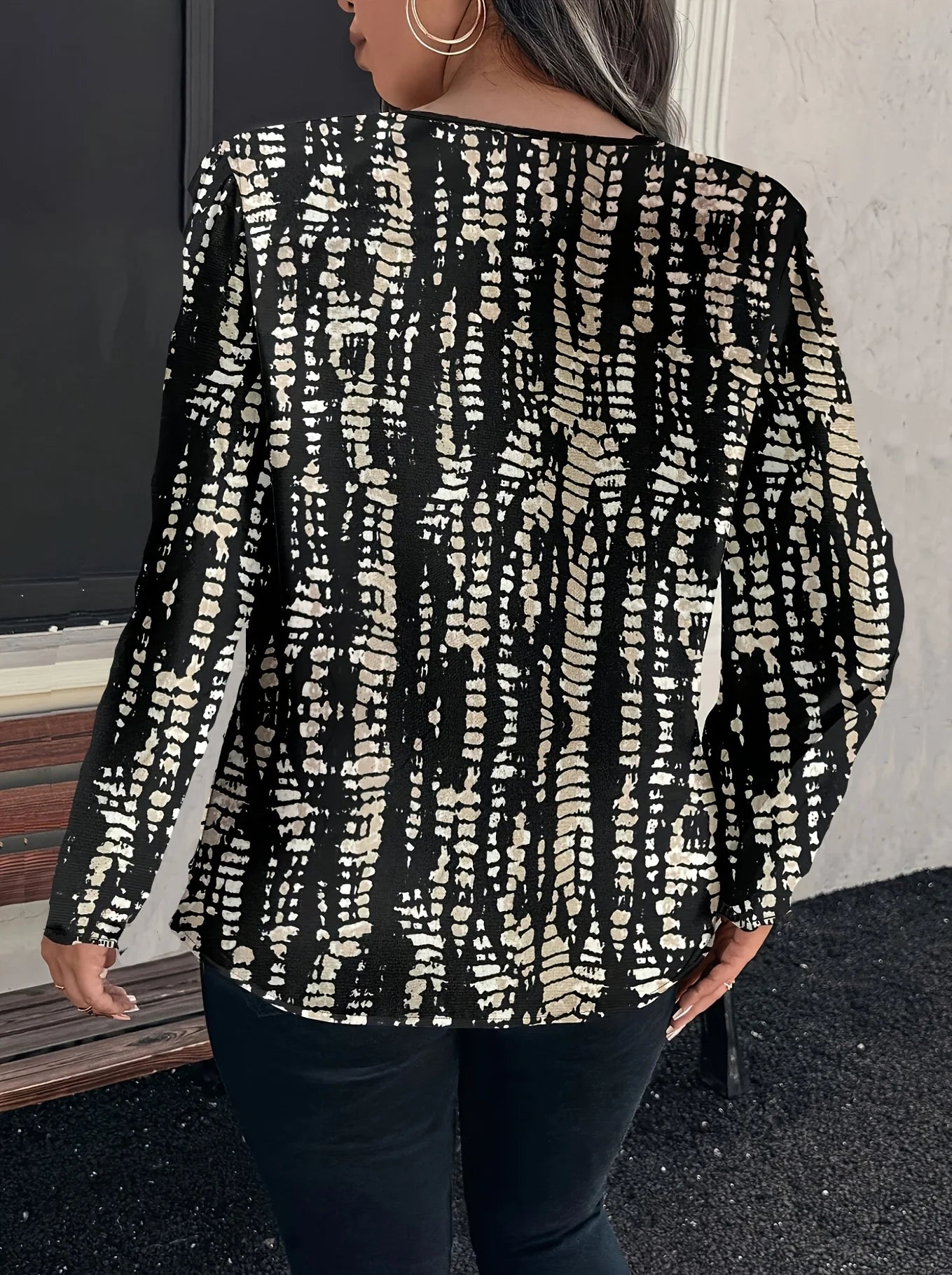 Women's plus size shirt summer chic elegant shirt casual women's fashionable shirt