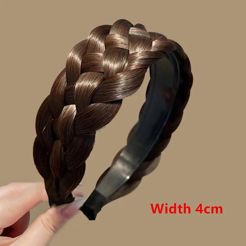 Wig Bangs Headband Synthetic Bangs Hair Extension Fake Fringe Natural Hair Clip on Hairpieces for Women Invisible Natural Clip