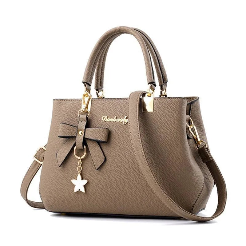 Fashion Women Handbags PU Totes Bag Top-handle Embroidery Crossbody Bag Shoulder Bag Lady Simple Style Hand Bags