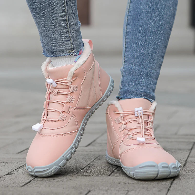 Winter Women's Boots 2025 New Style Short Plush Snow Boots Women Ankle Boots Warm Cotton Flat Shoes Anti-Slip Casual Work Shoes