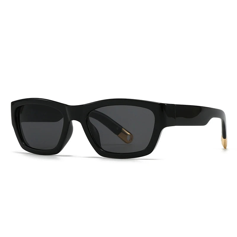 SO&EI Ins Popular Fashion Square Men Sunglasses Women Gradient Shades UV400