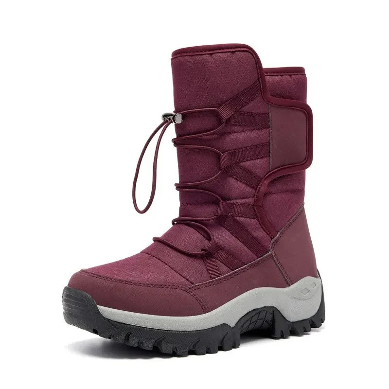 Winter Women Snow Boot Plush Fashion Ankle Boots High Top Waterproof Warm Fur Boots Platform
