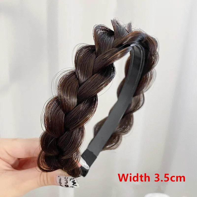Wig Bangs Headband Synthetic Bangs Hair Extension Fake Fringe Natural Hair Clip on Hairpieces for Women Invisible Natural Clip