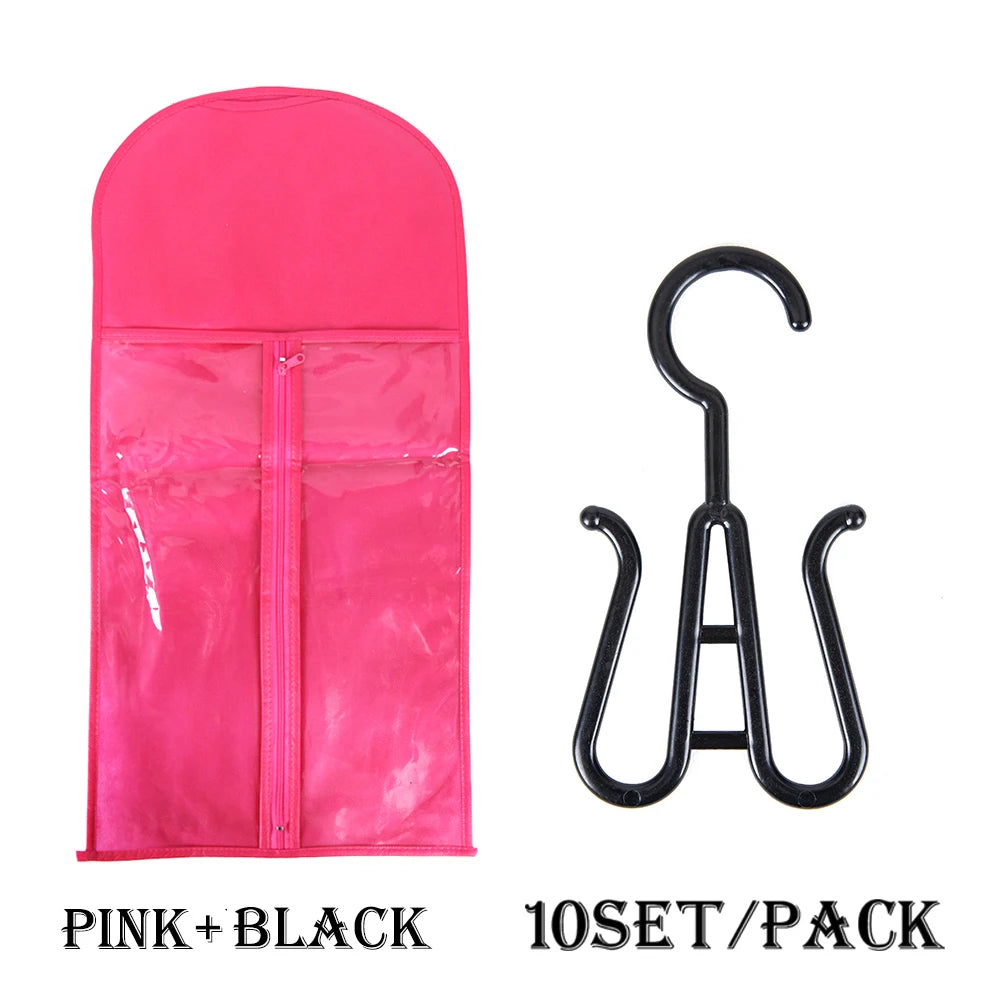 Wig Storage Bag Extra Long Hair Extension Storage Bag With Hanger For Wigs Hair Extensions Hairpiece Wig Bag With Wig Hanger