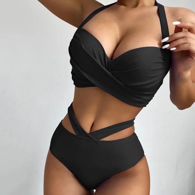 Sexy Print Swimsuits Push Up Bikini Female Swimwear Beach Wear Brazilian Bikinis Women's Swimming Bathing Suit